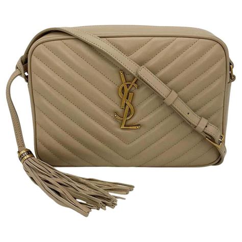 ysl camera bag dark beige